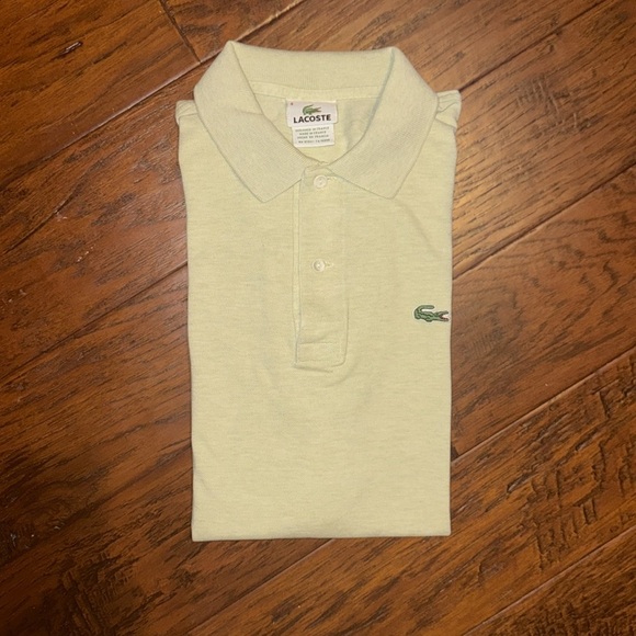 Vintage Lacoste Polo Made in France Mint Green - Picture 7 of 8